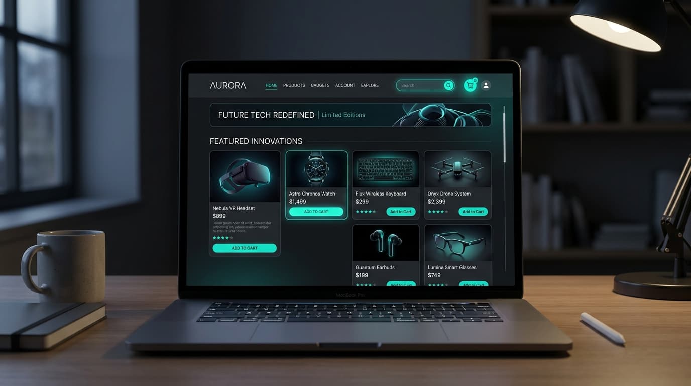E-Commerce Platform Preview Screenshot